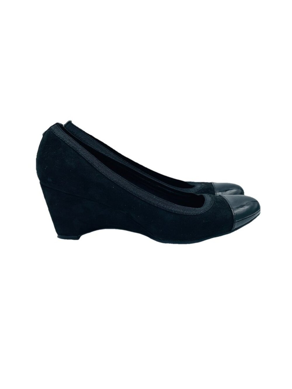 Dana Buchman Shoes Womens Size 9 M Black Wedge Heels Pumps Office Career